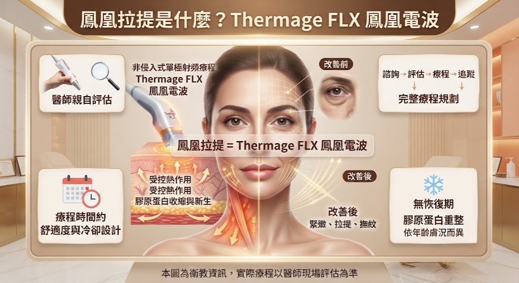 鳳凰拉提是什麼?Thermage FLX 原理、療程流程、費用與診所挑選指南