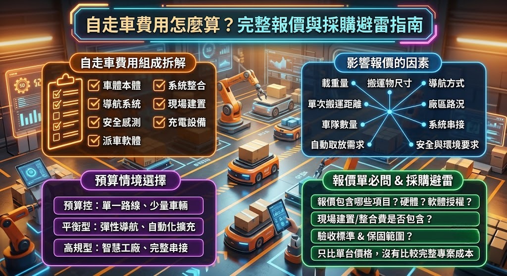 自走車費用怎麼算?價格影響因素、報價單與選購重點一次看懂