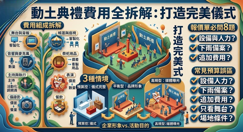 動土典禮費用怎麼算？完整解析流程、報價項目與預算規劃