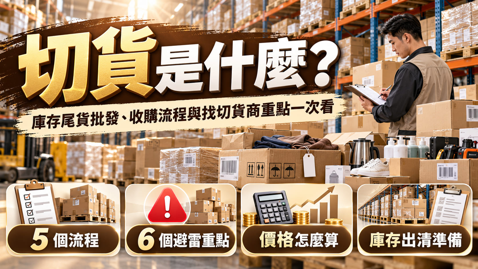 切貨是什麼?庫存尾貨批發、收購流程與找切貨商重點一次看